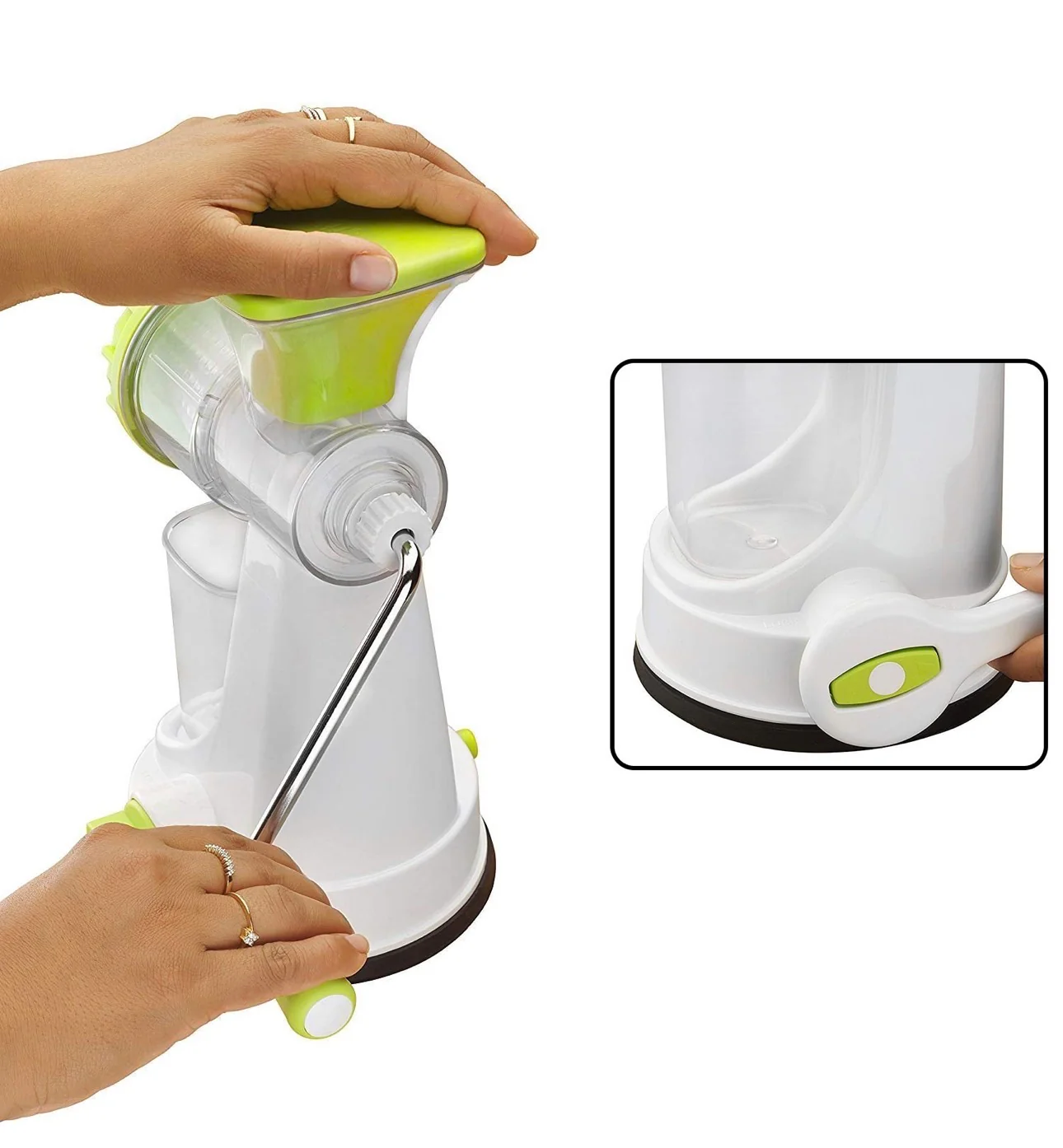 Ganesh Kitchenware Plastic Hand Juicer New Smart Fruit & Vegetable Juicer