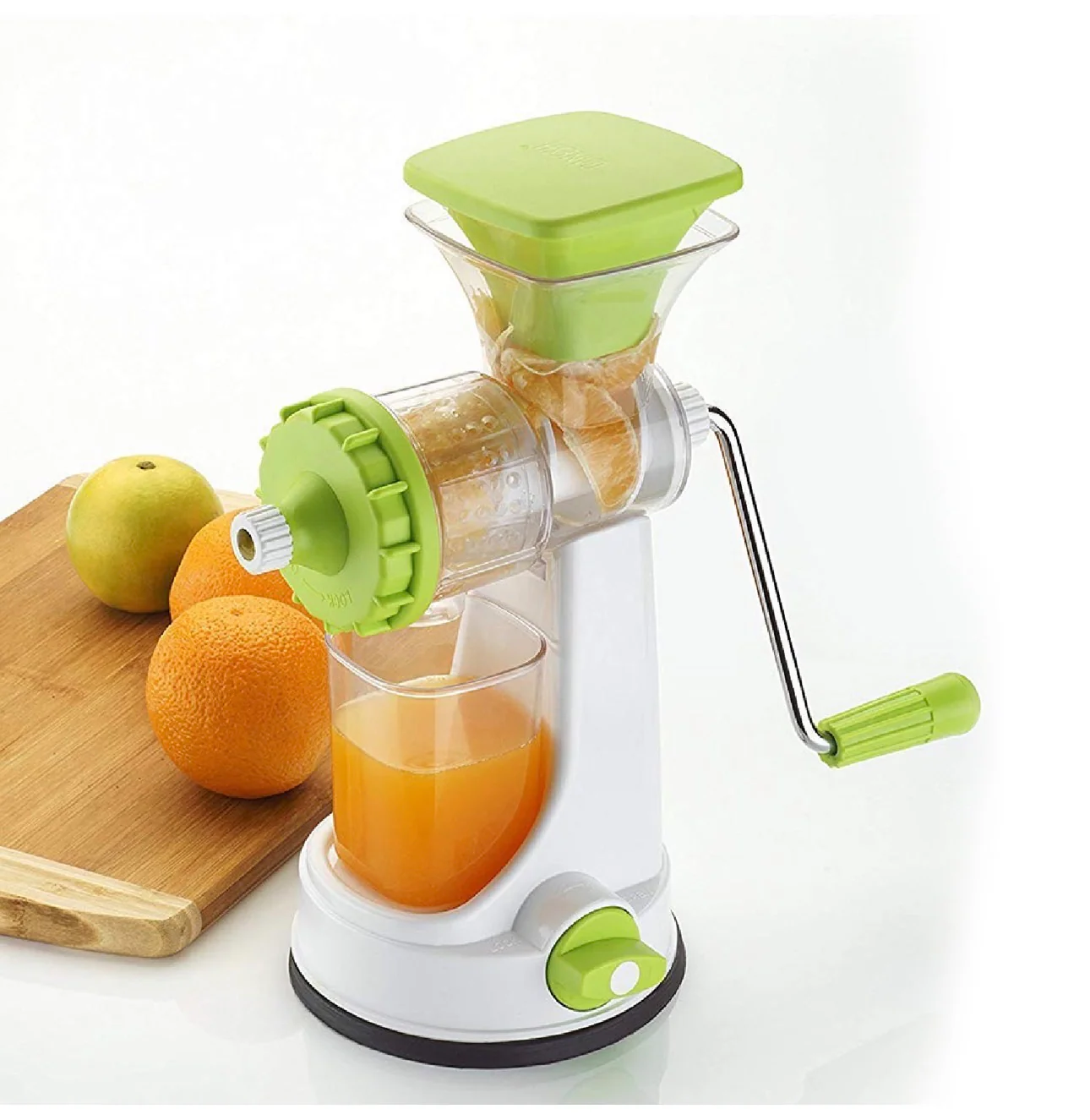 Ganesh Kitchenware Plastic Hand Juicer New Smart Fruit & Vegetable Juicer 4