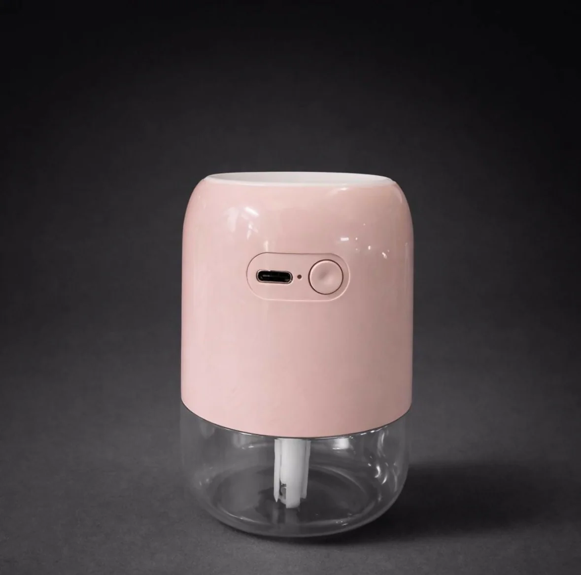 Pink Usb Mini H20 Humidifier With Color Led Light For Desk & Bedroom 2