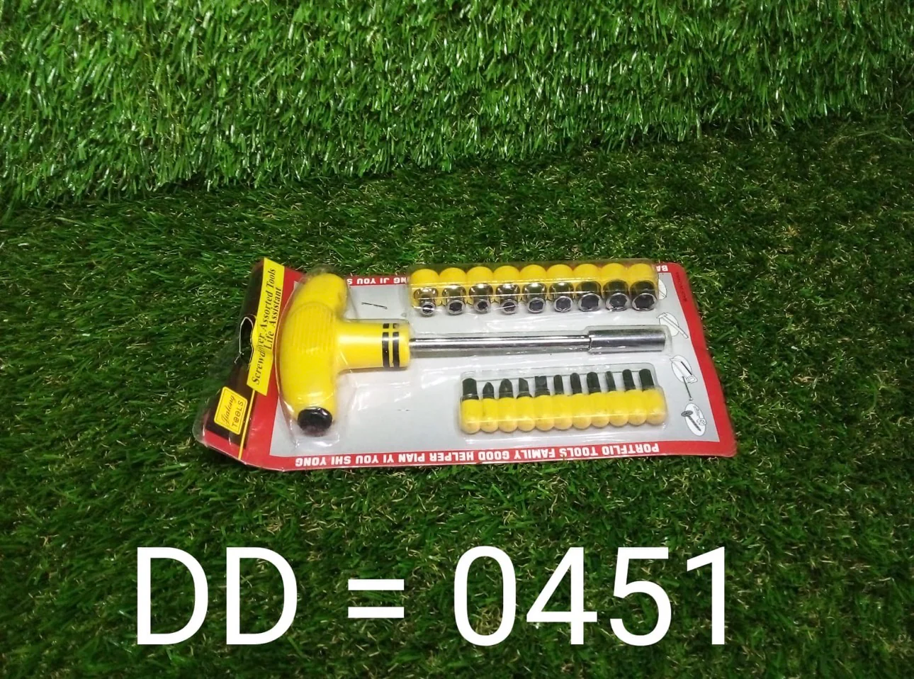 24pcs T Shape Screwdriver Set Batch Head Ratchet Pawl Socket Spanner Hand Tools 6