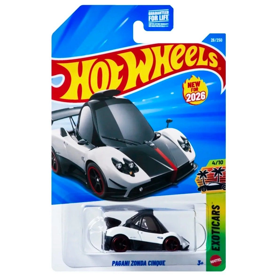 Hot Wheels PAGANI ZONDA CINQUE/ IMPORTED CARD