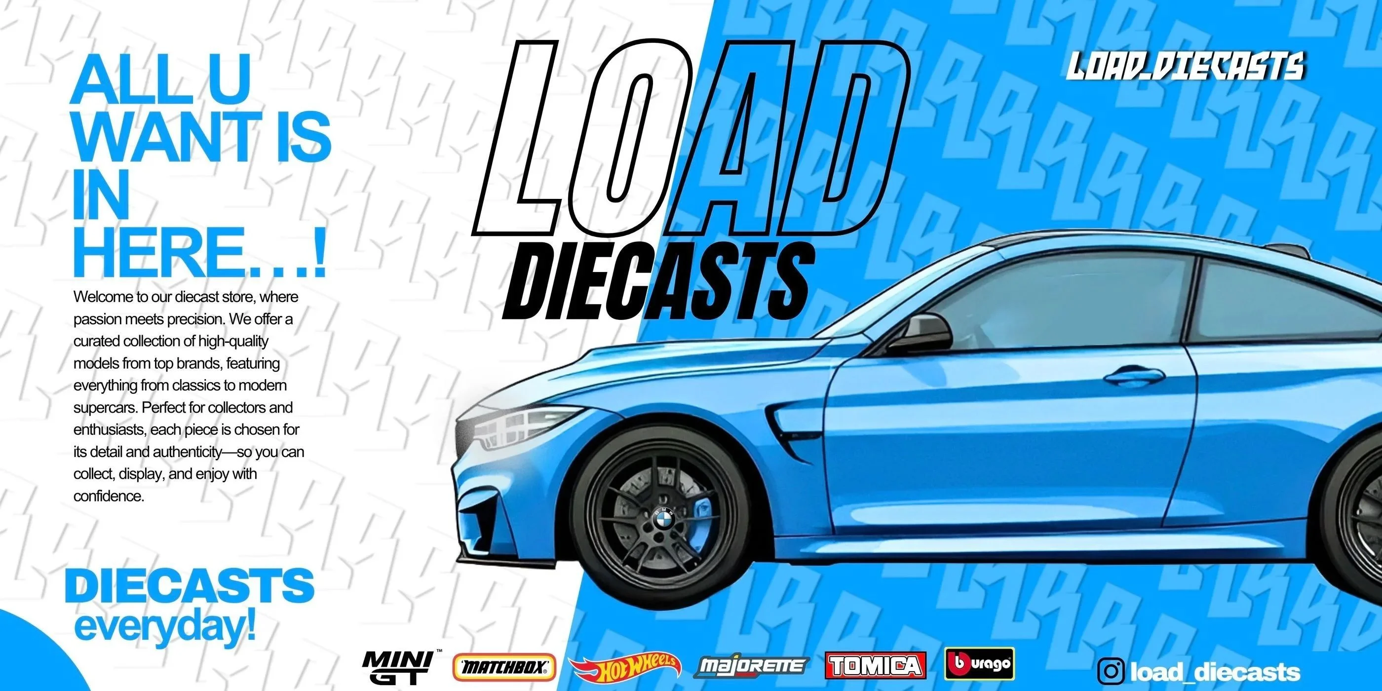 WELCOME     TO
LOAD DIECASTS