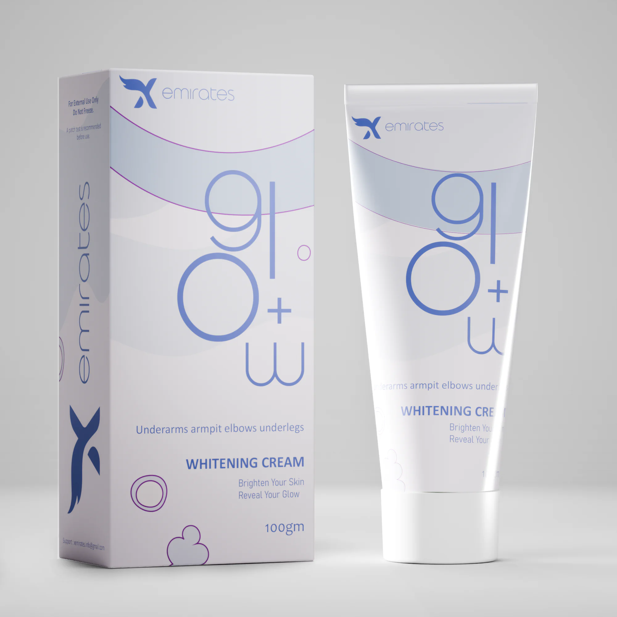 Glow+Underarms ,armpit, elbows ,underlegs (100g)