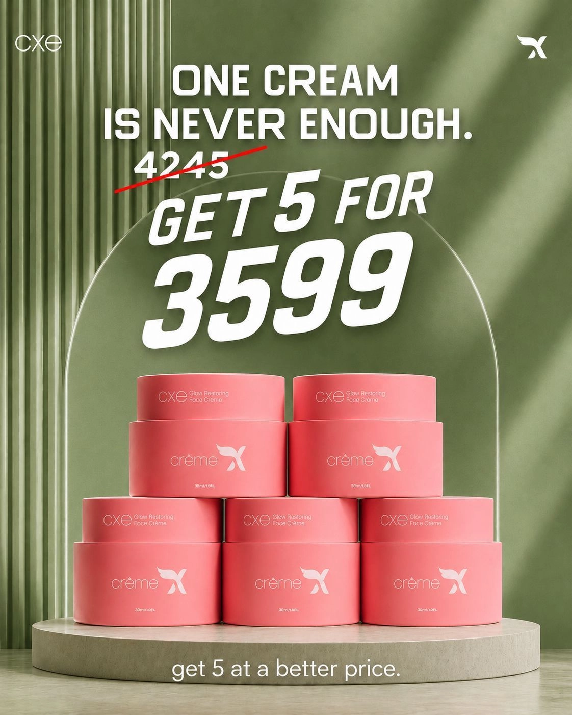 Face Cream Combo (Pack Of 5)