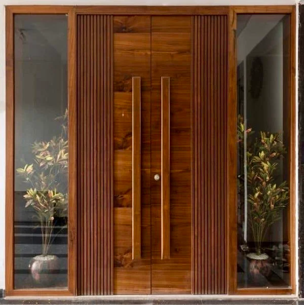 Premium Refurbished Teak Wood Double Door