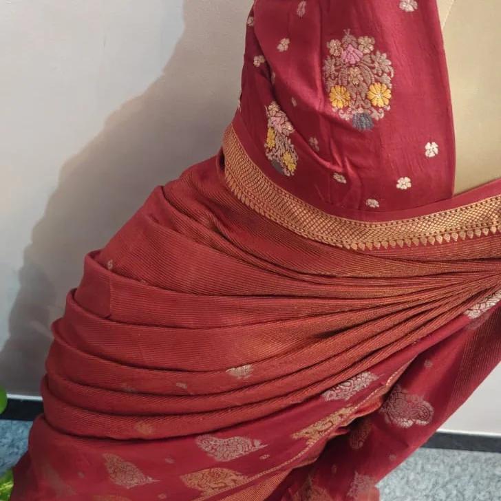 Pure Viscose Vairavoosi–Inspired saree 4