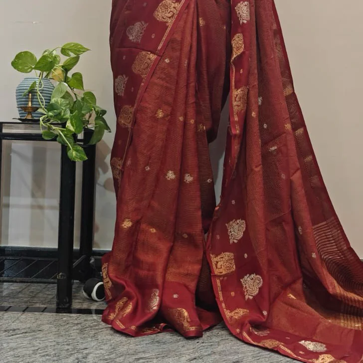Pure Viscose Vairavoosi–Inspired saree 5