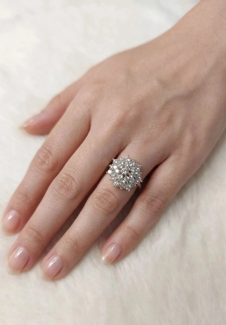 Floral cocktail ring 1