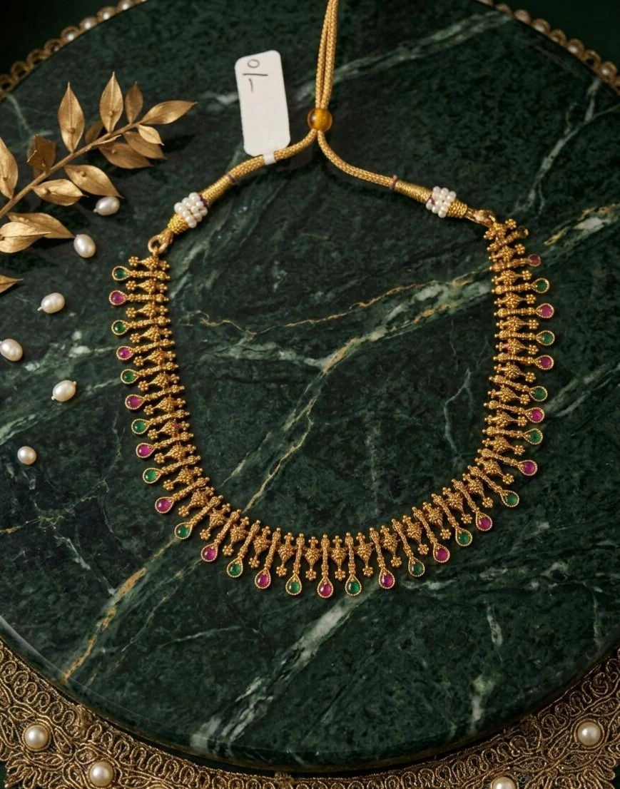 South Indian antique style necklace