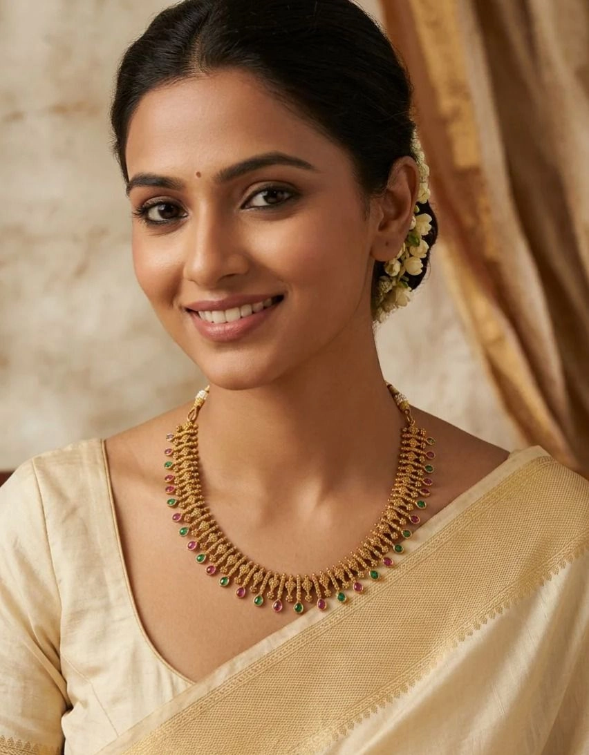 South Indian antique style necklace