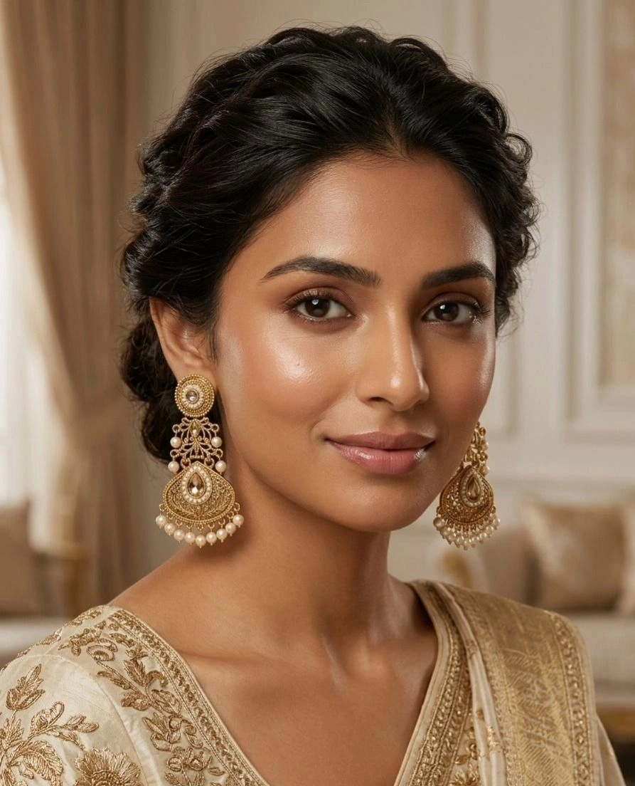 Chandbali Style Earrings 1