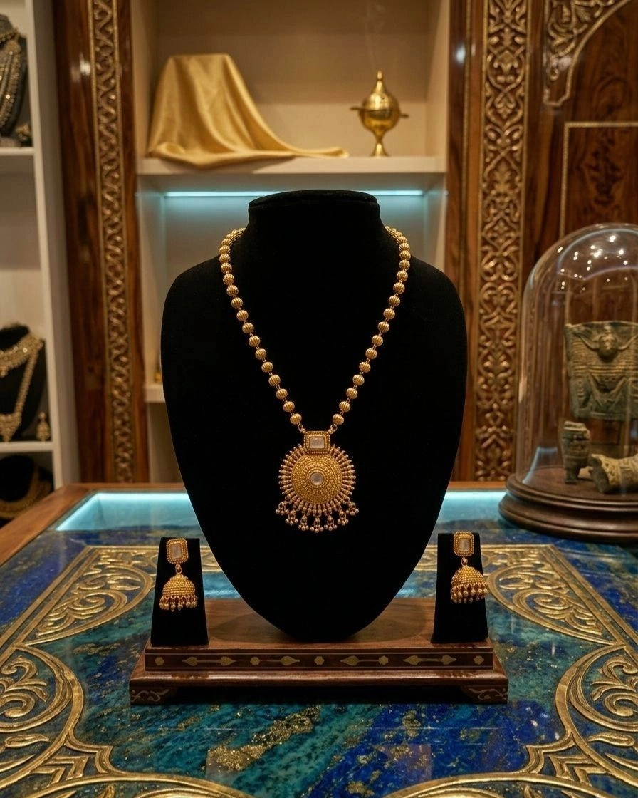 Antique Ball Chain Necklace