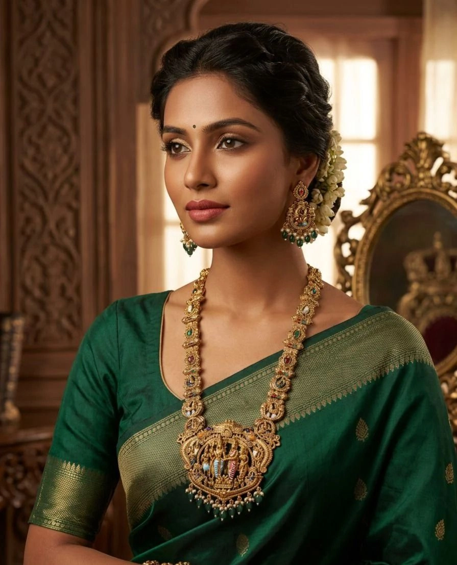 Srinivasa Kalyanam Haaram with earing