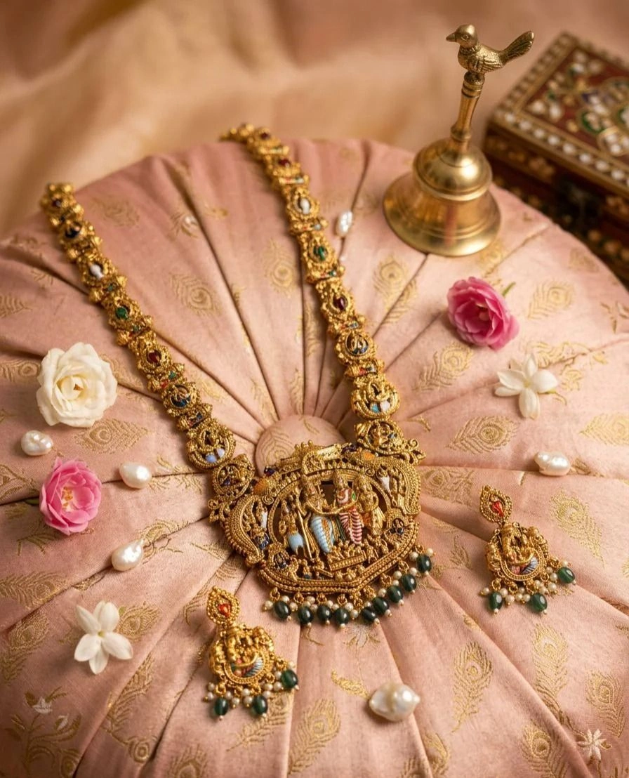 Srinivasa Kalyanam Haaram with earing