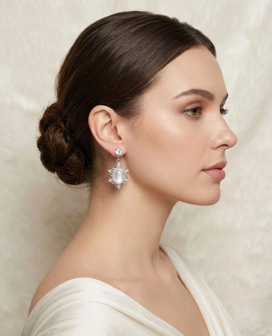 Vintage-style drop earrings 1