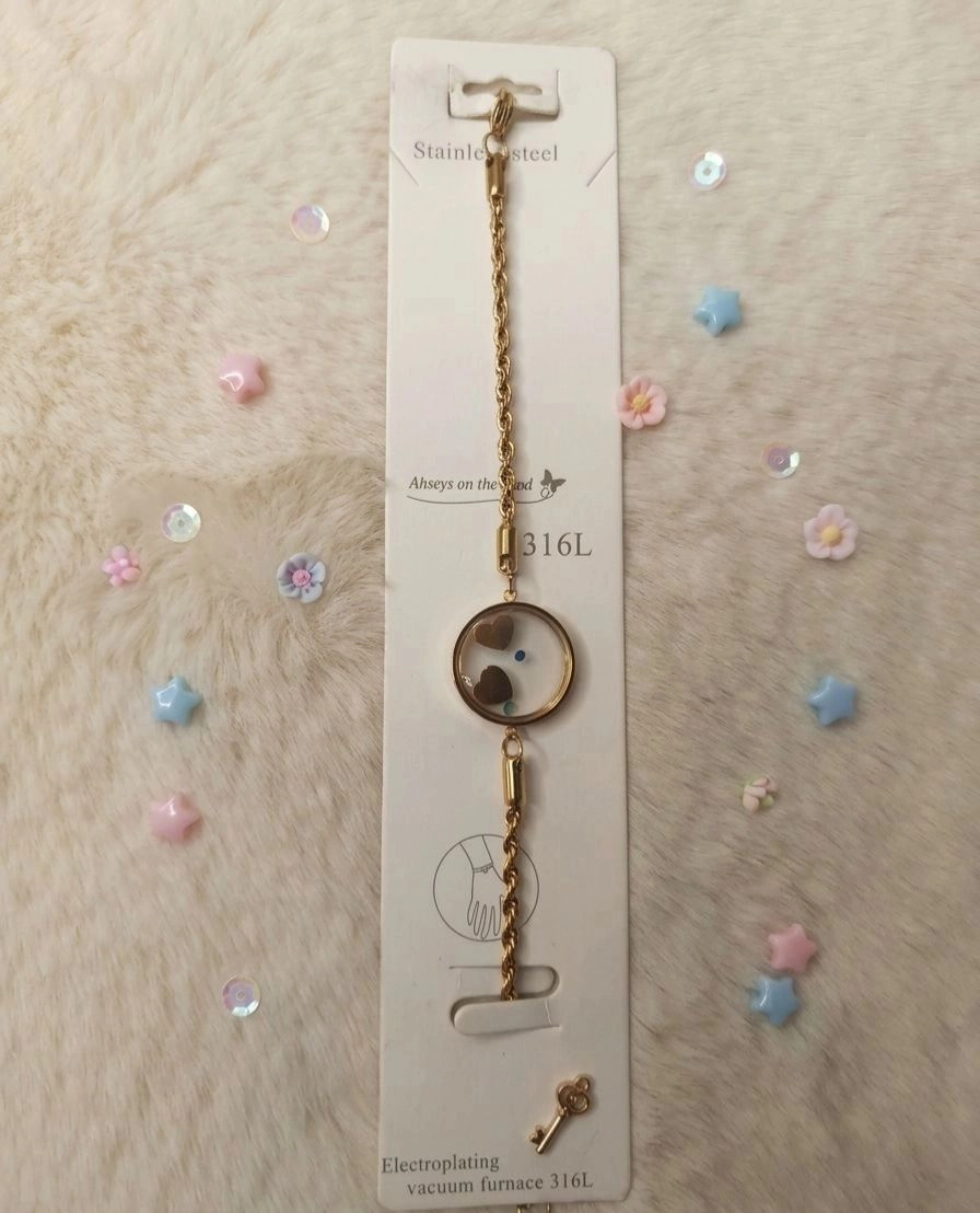 Stainless steel charm bracelet 1