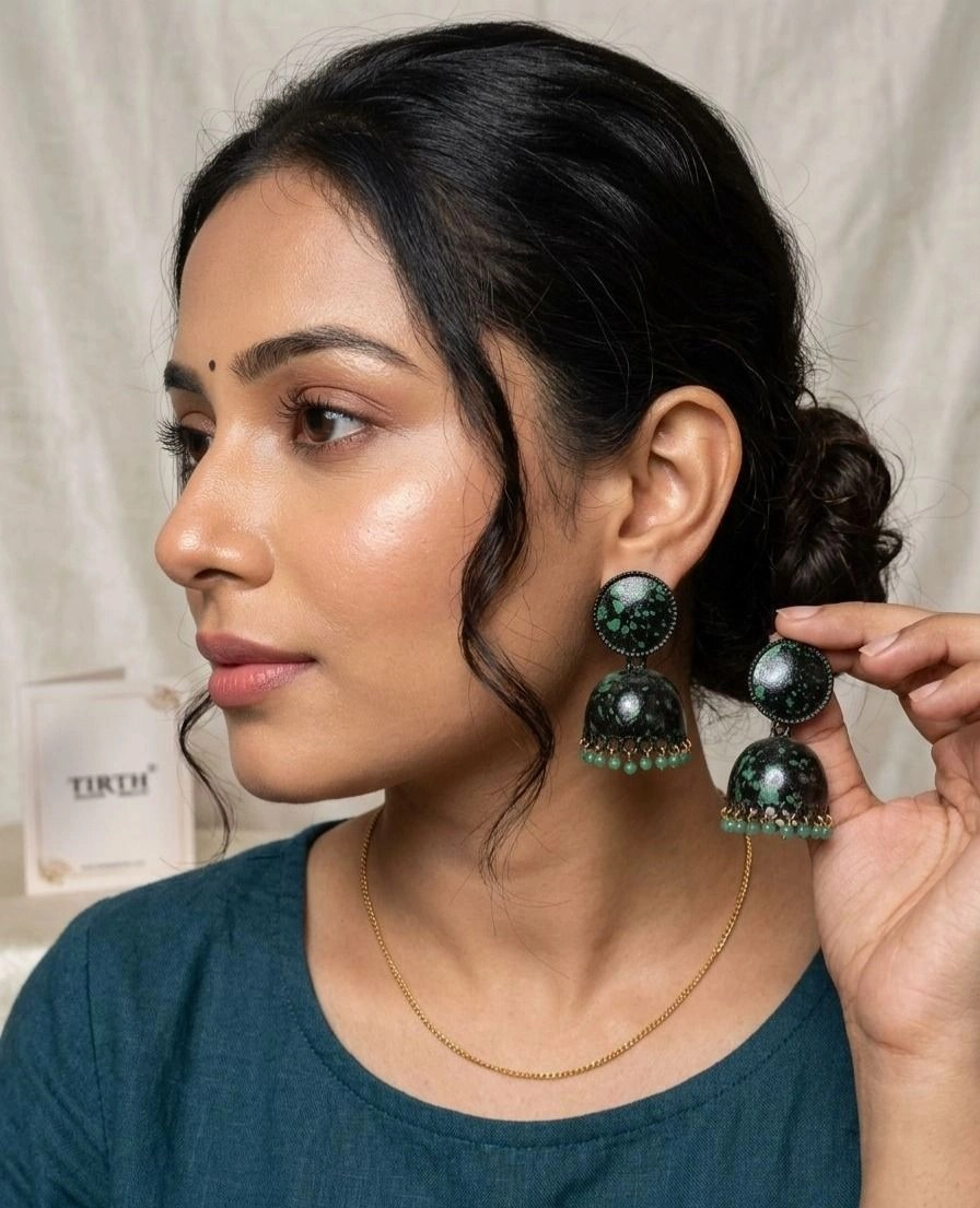 Tirth Exclusive Jhumka Earrings 1