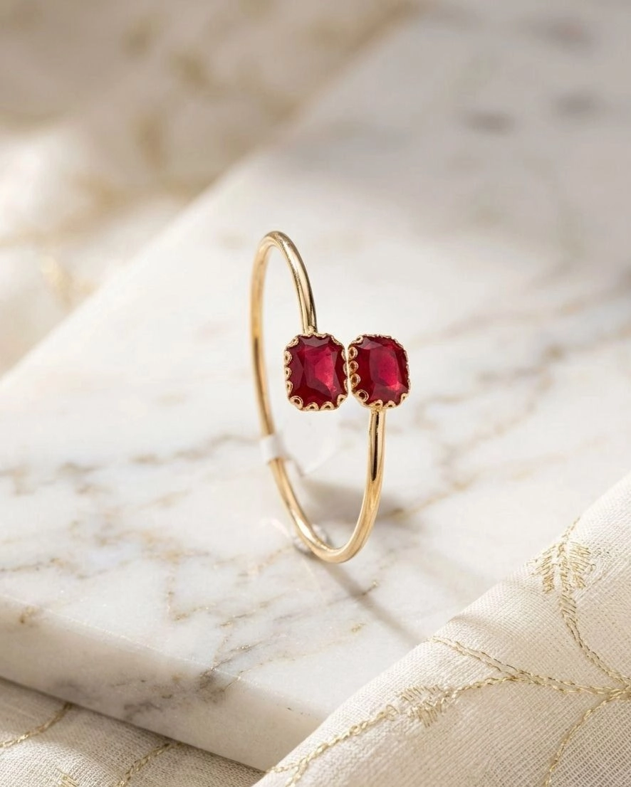 Adjustable open-cuff bangle 2