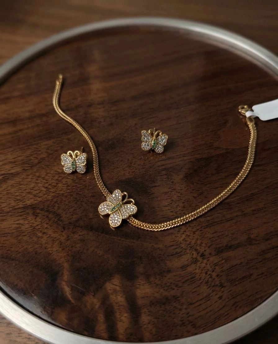 Butterfly Motif Choker 1