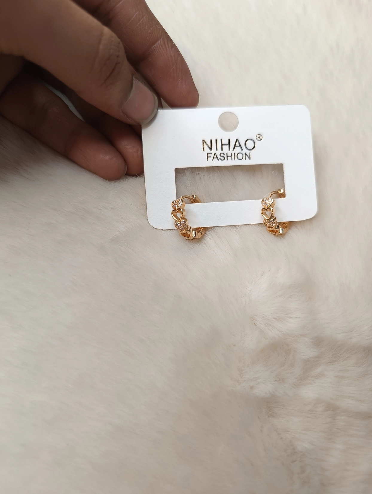 Heart-Themed Hoop Earrings 3