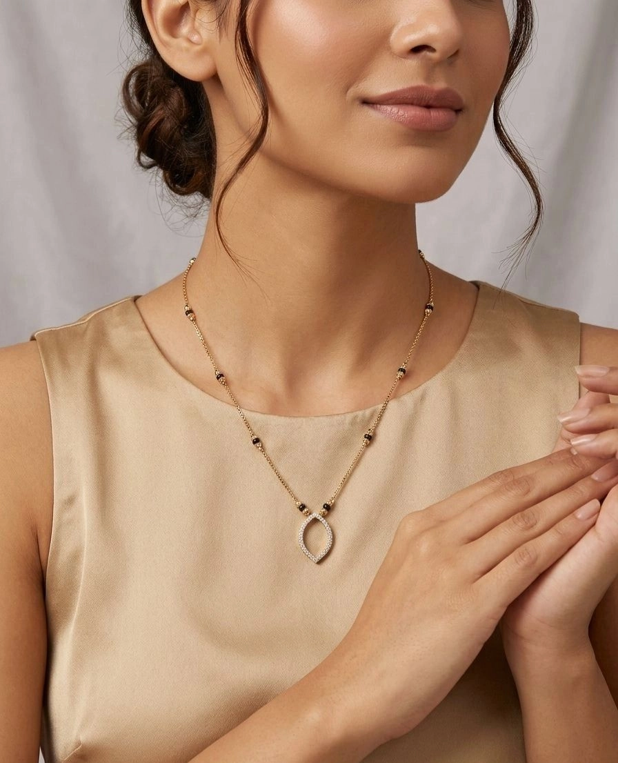 Modern Gold Mangalsutra 1