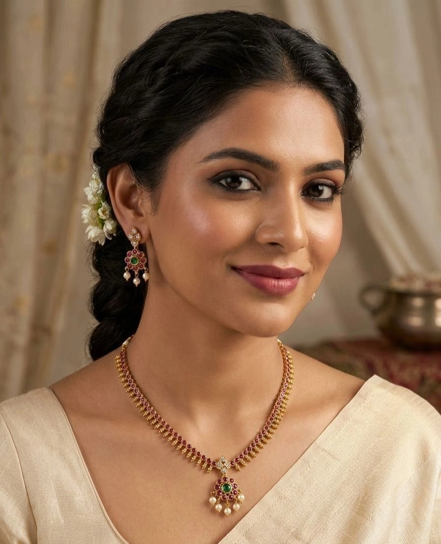 Attigai-style jewellery set 2