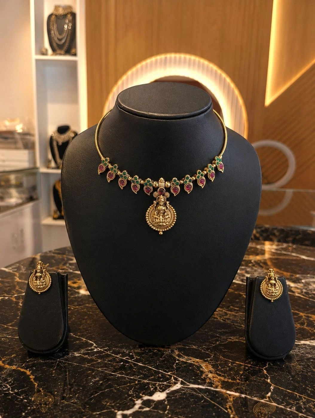 South Indian temple necklace set 2