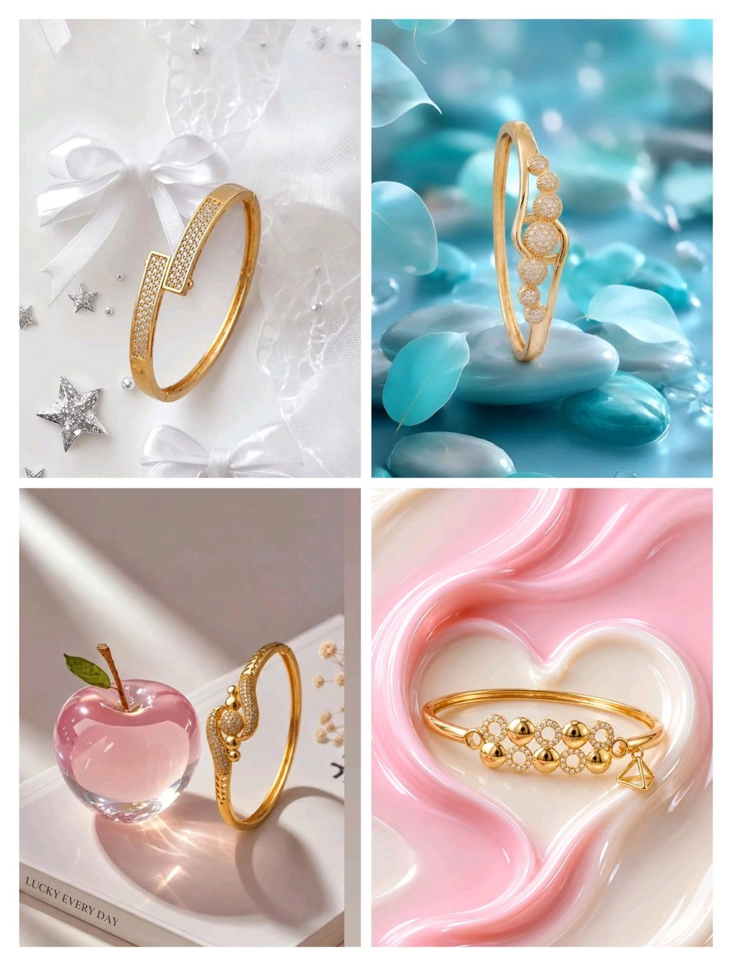 Gold Toned Bangles