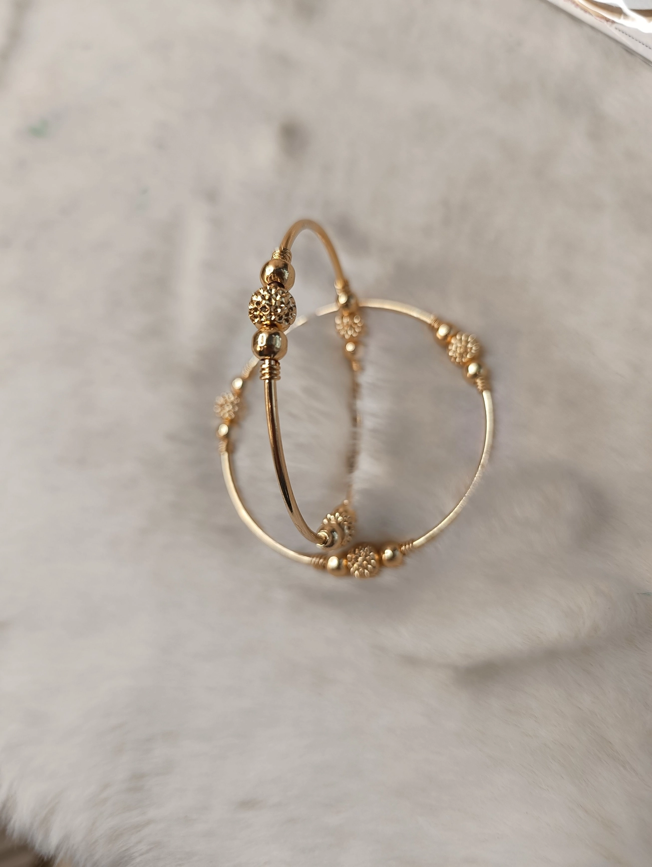 Traditional Gold-Toned Thin Bangles 2