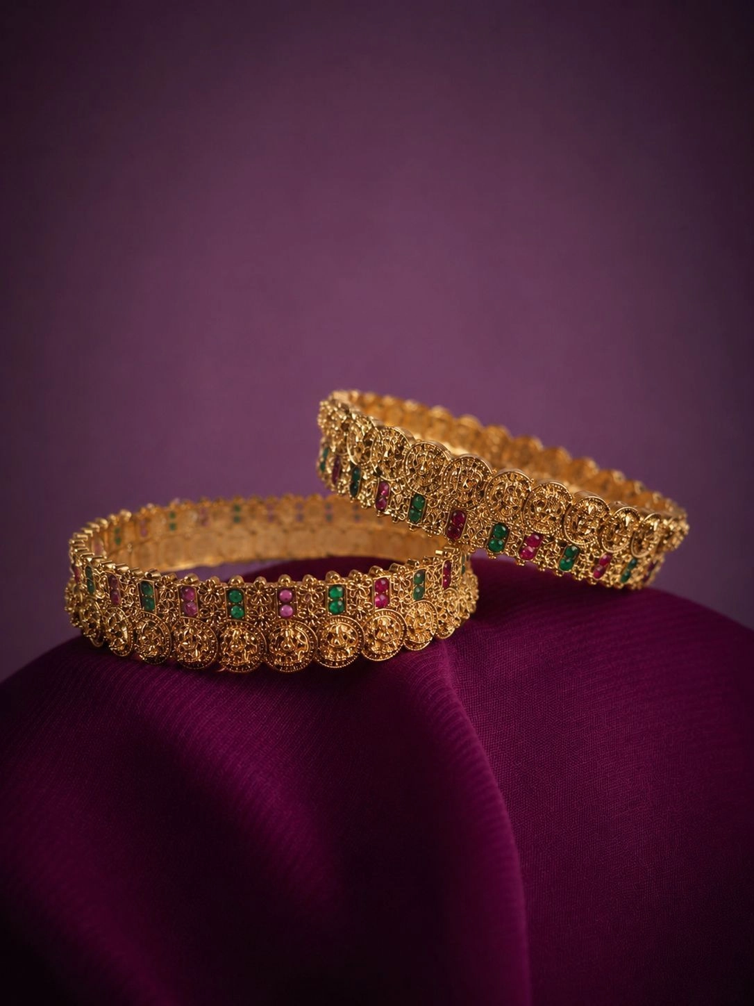 Traditional Indian coin bangles 1