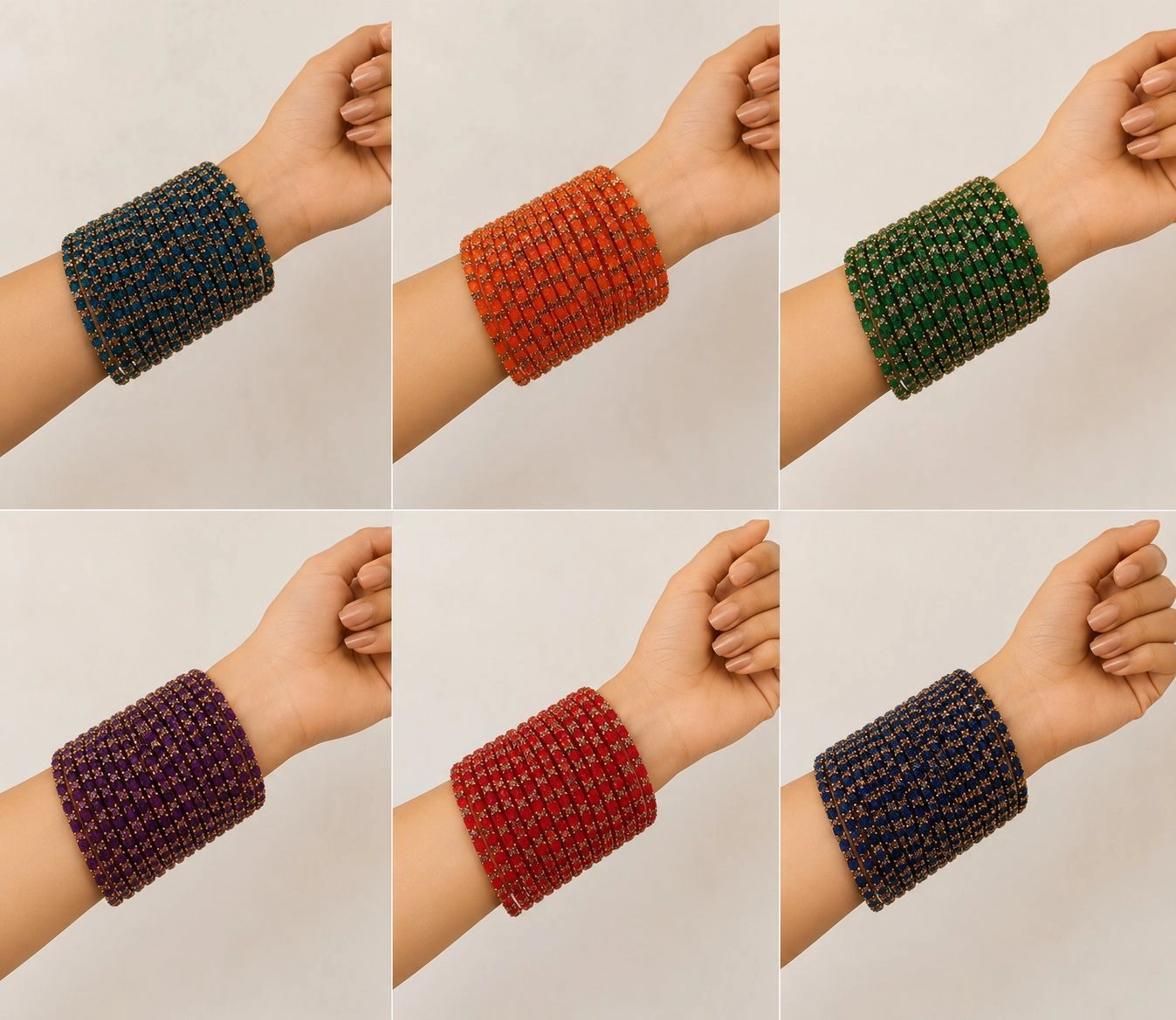 Glass bangle set 2