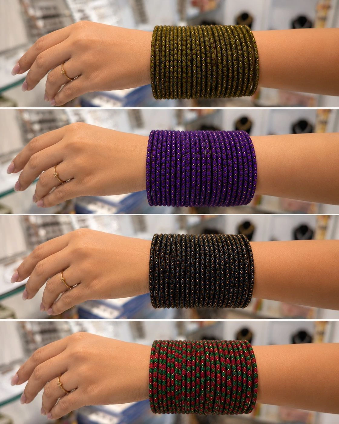 Traditional Indian Glass Bangle Set 2