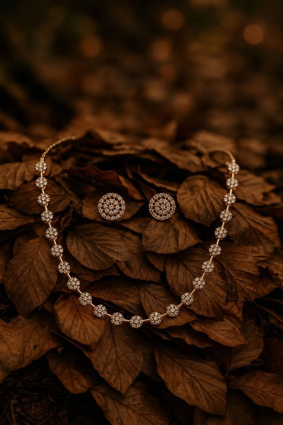 Short Floral Necklace 1