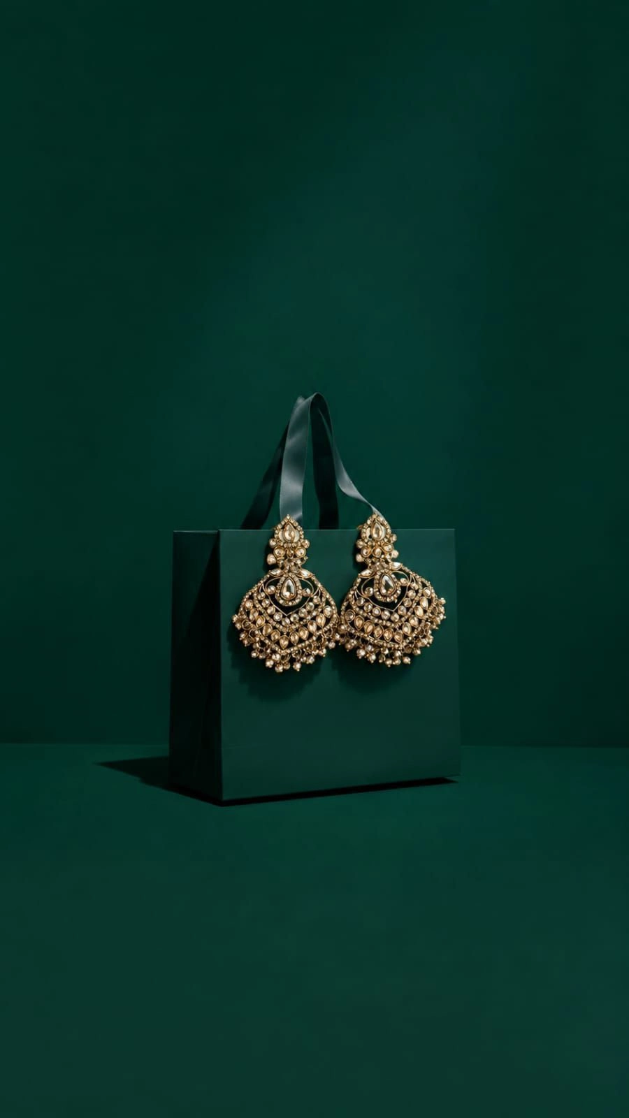 Indian statement chandelier earrings 2