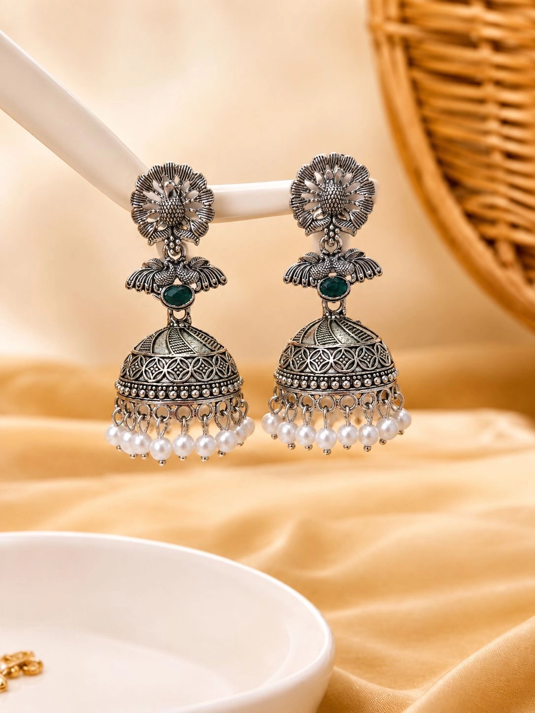 Silver Jhumka 1