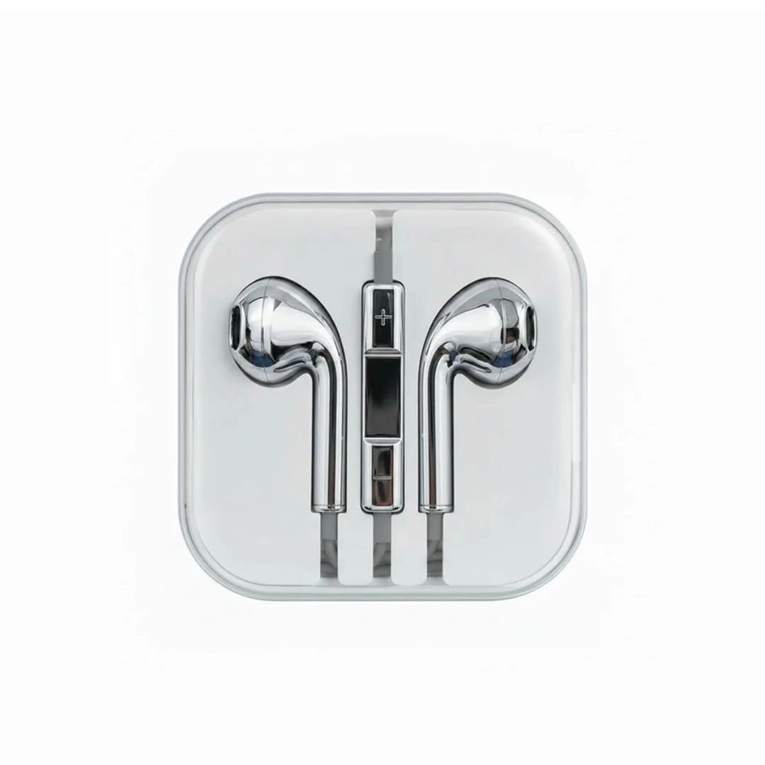 Chrome Wired Earbuds 12