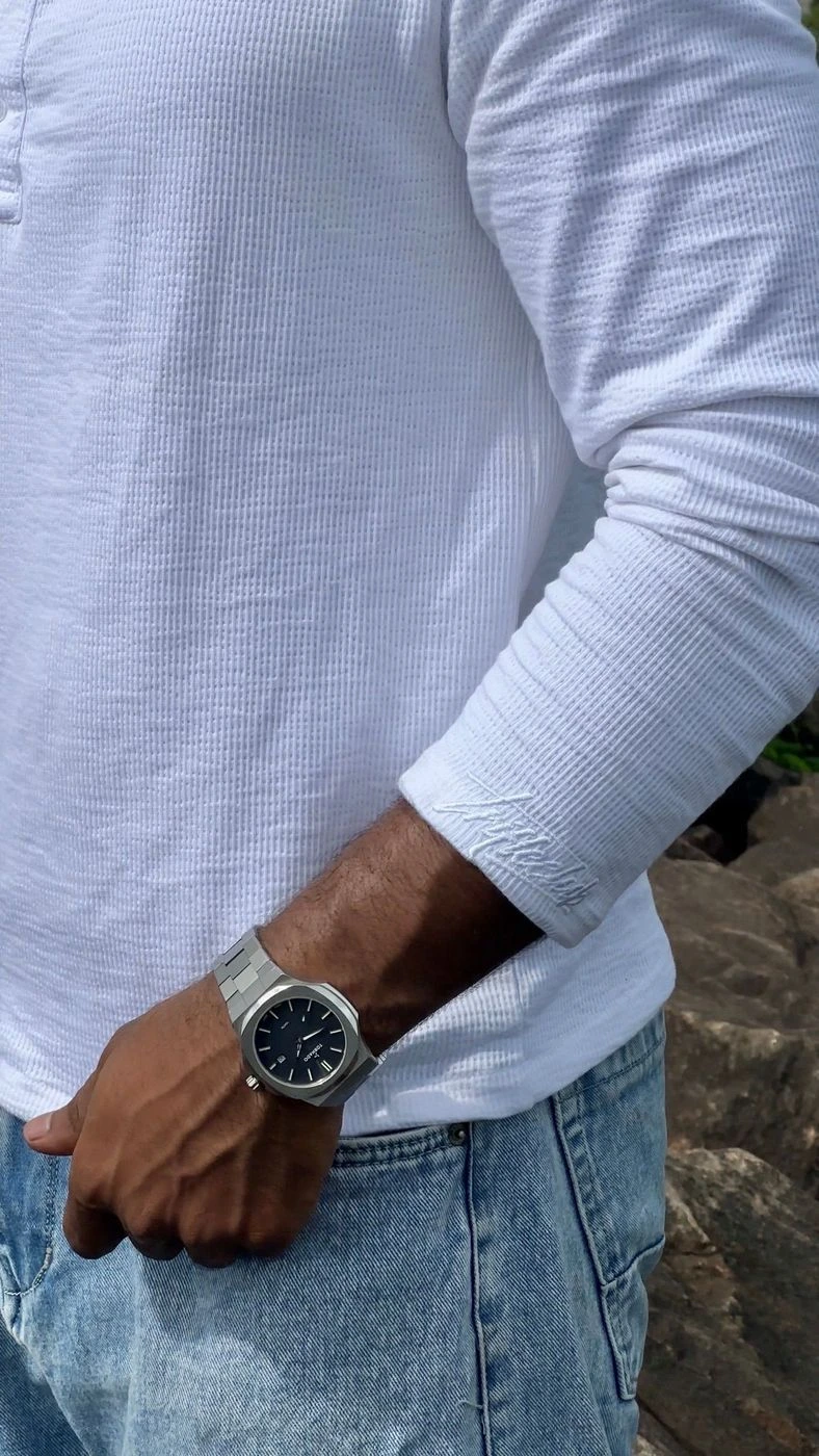 Trifle White Henley Full Sleeve - CLUB 04 4
