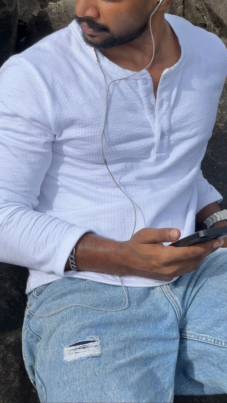 Trifle White Henley Full Sleeve - CLUB 04 5