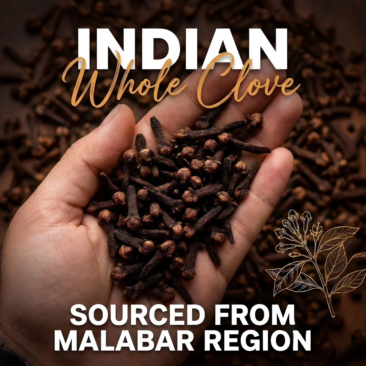 Mattathil Grampoo Garden Cloves/Laung Whole [Organically Grown Homestead Produce] (200GM)