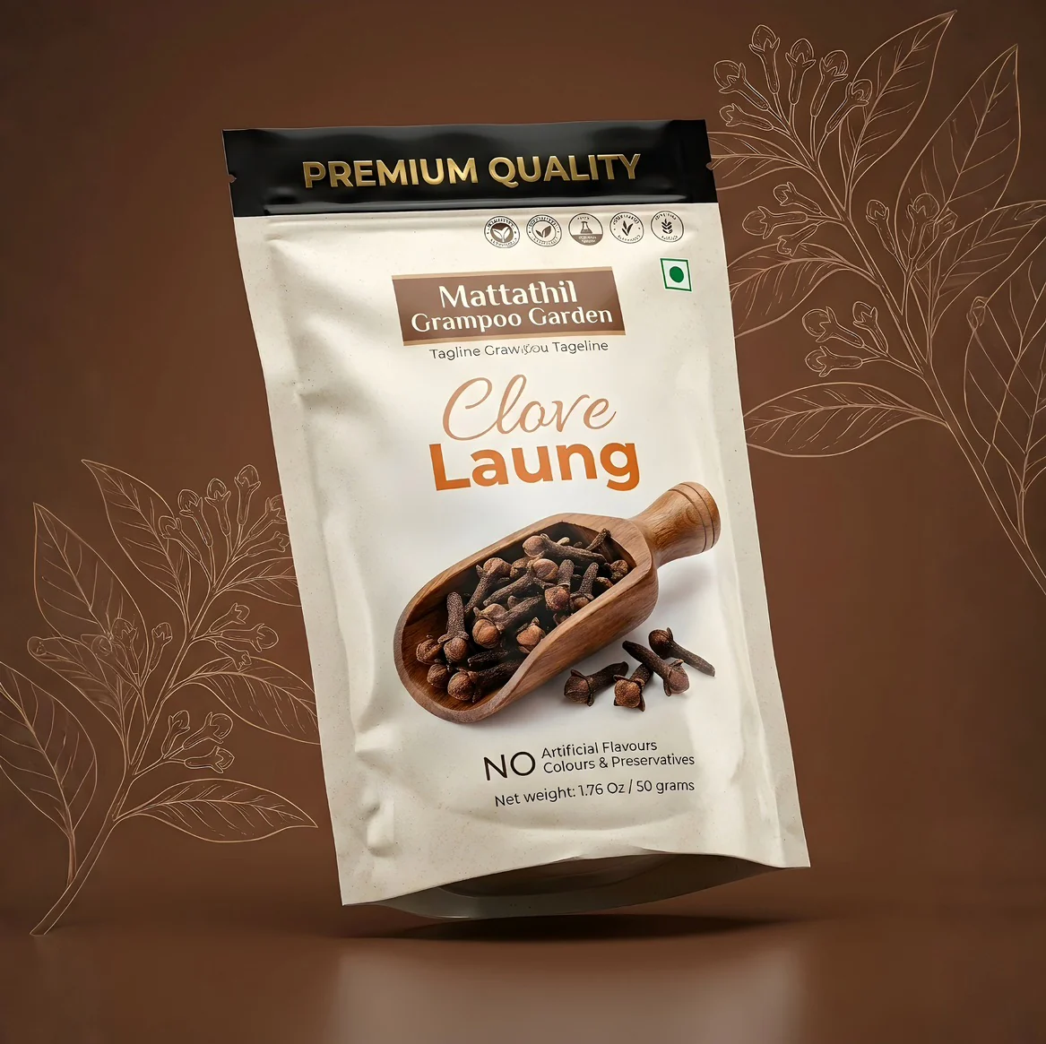 Mattathil Grampoo Garden Cloves/Laung Whole [Organically Grown Homestead Produce] (400GM) 2