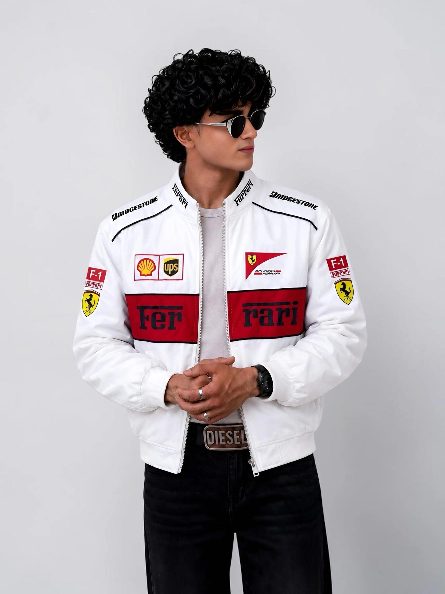 WHITE FERRARI JACKET 1