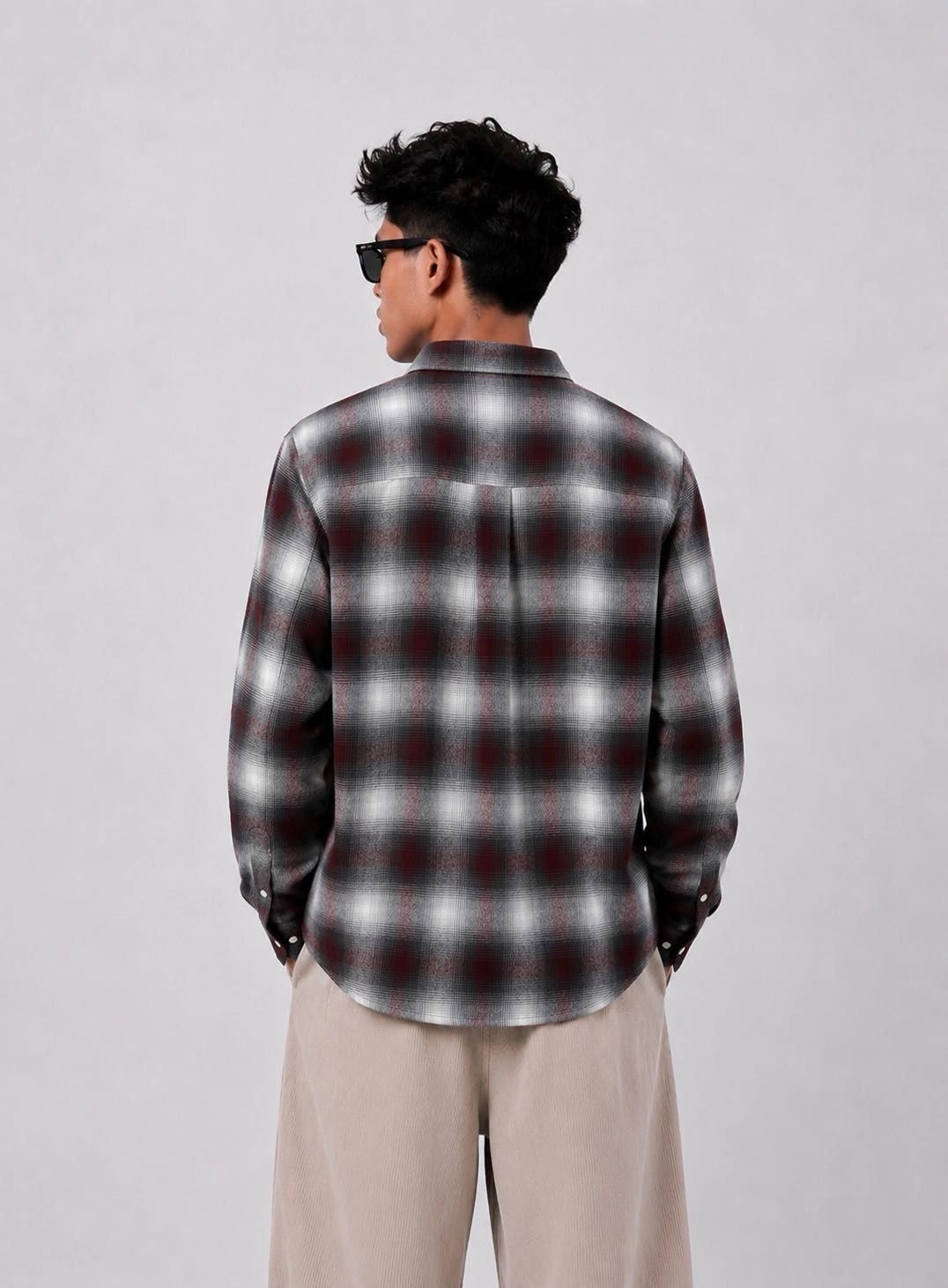MAROON FLANNEL 2