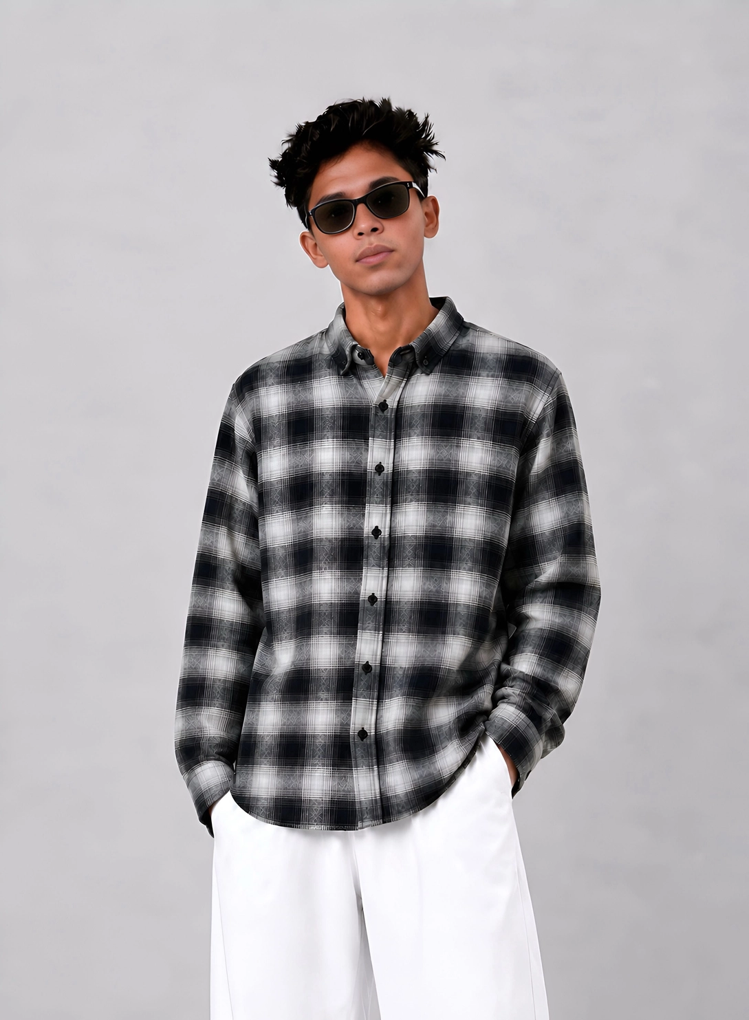B/W FLANNEL COMBO 3