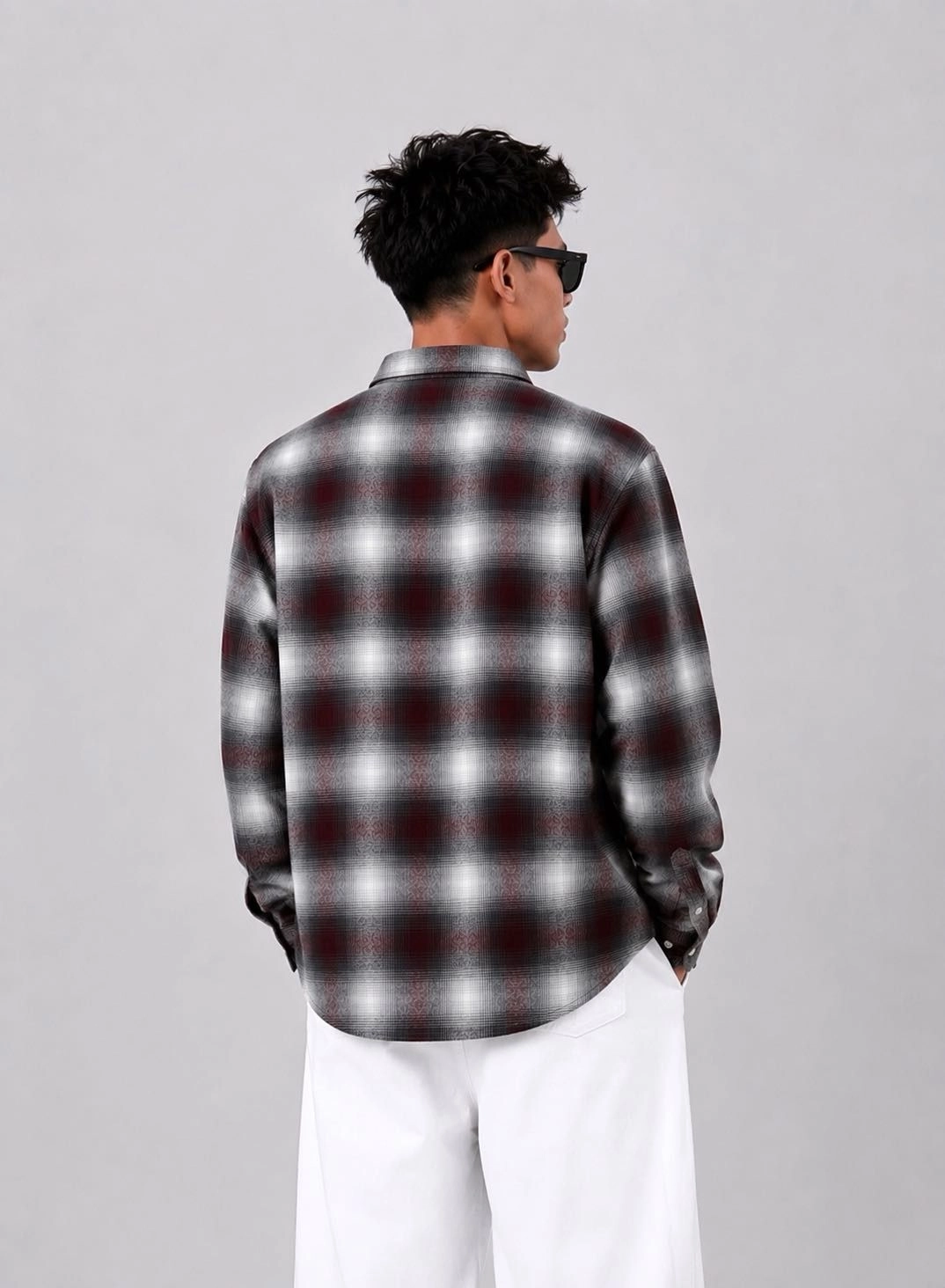 WINE FLANNEL COMBO 4