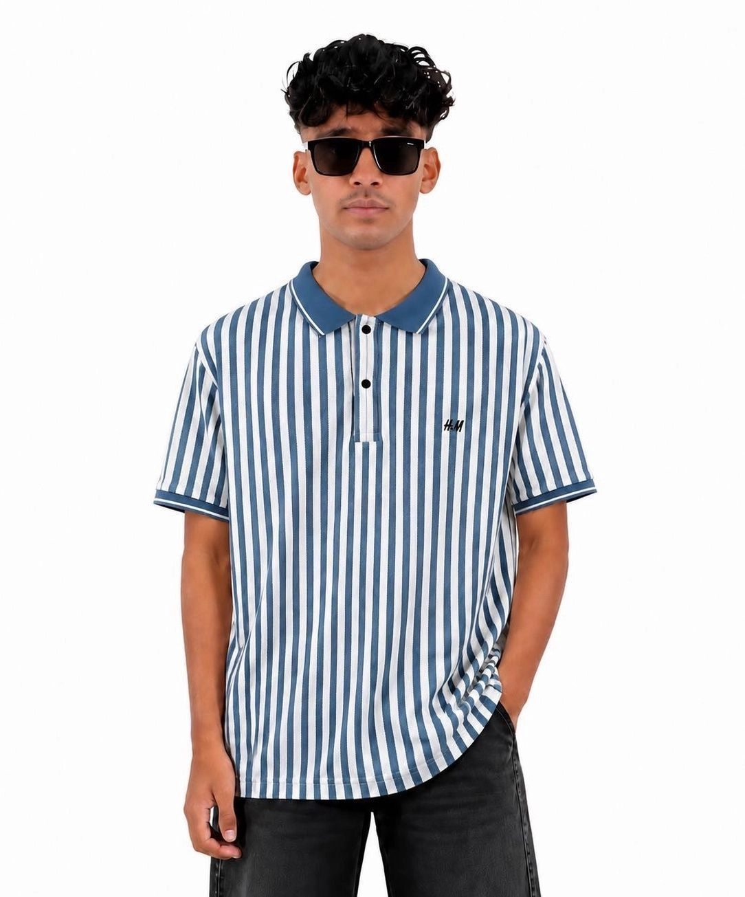 H&M,SKY POLO 1