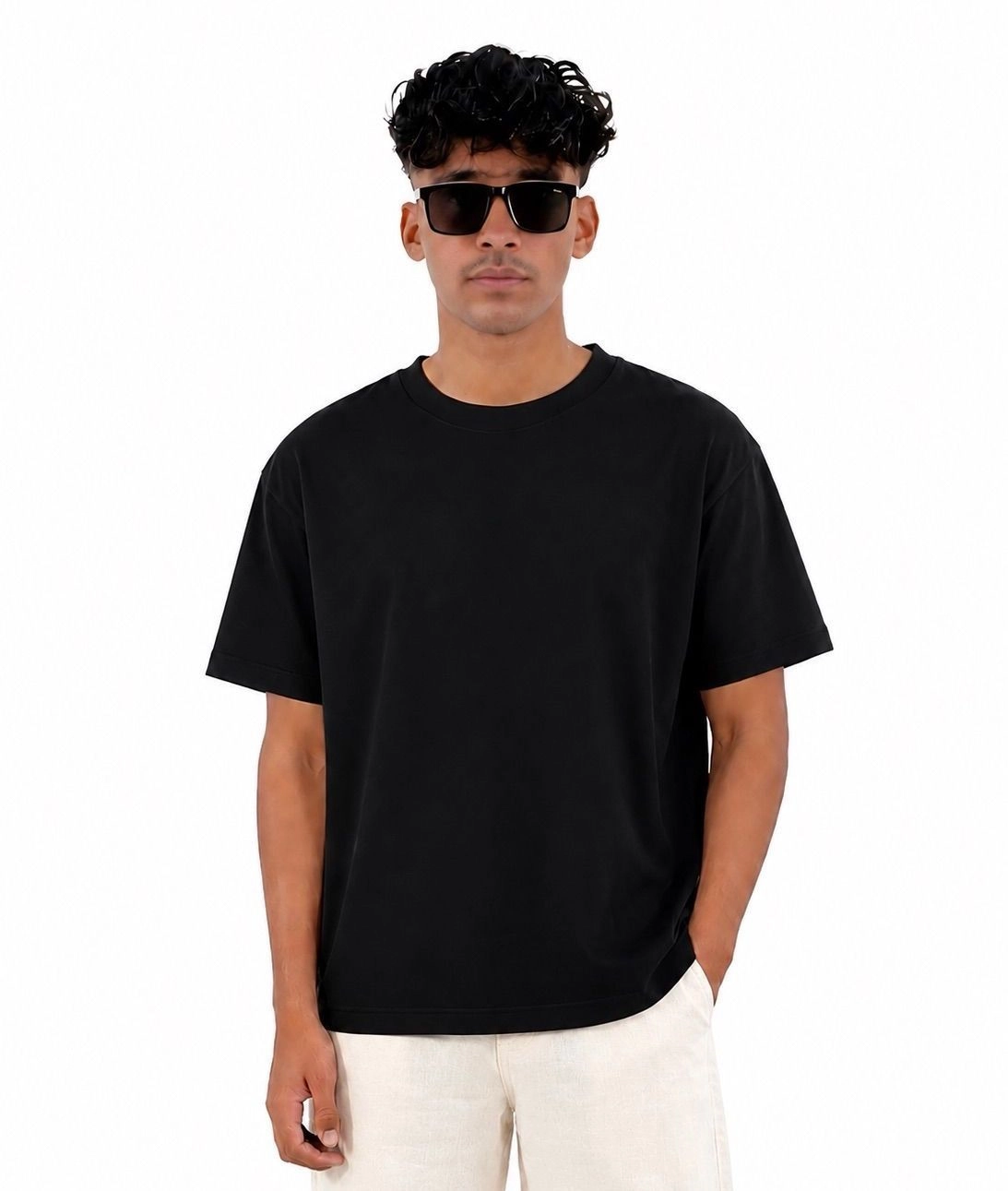 BLACK BOXY TEES 1