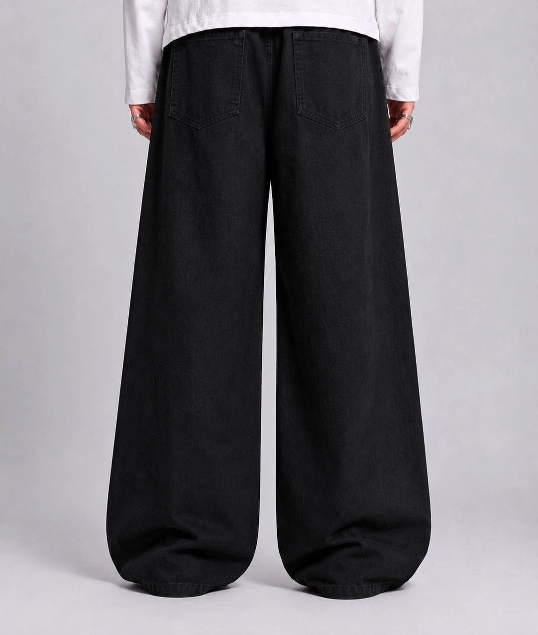 BLACK BAGGY LINEN 2