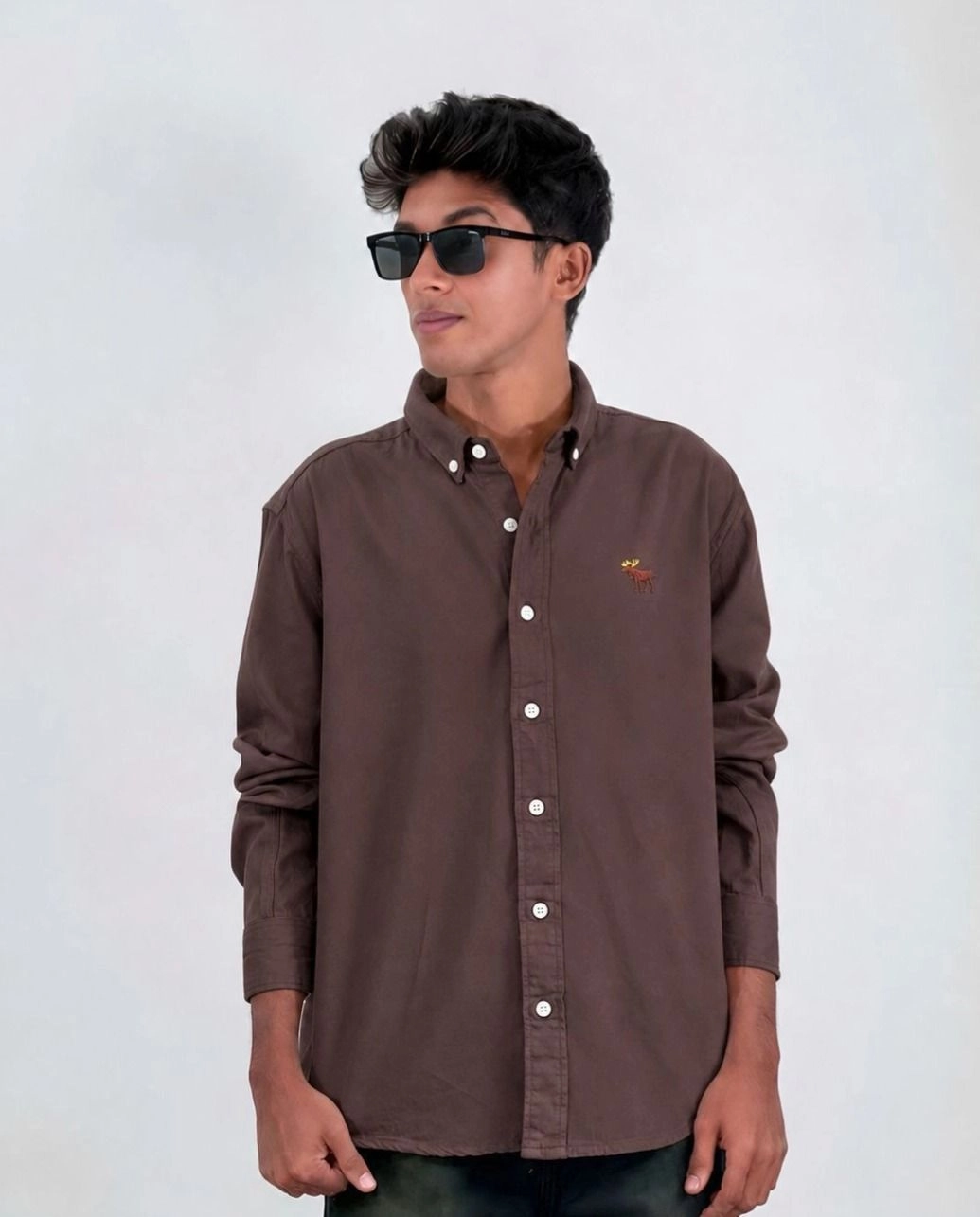 ABERCHROMBIE.COTTON OXFORD 1