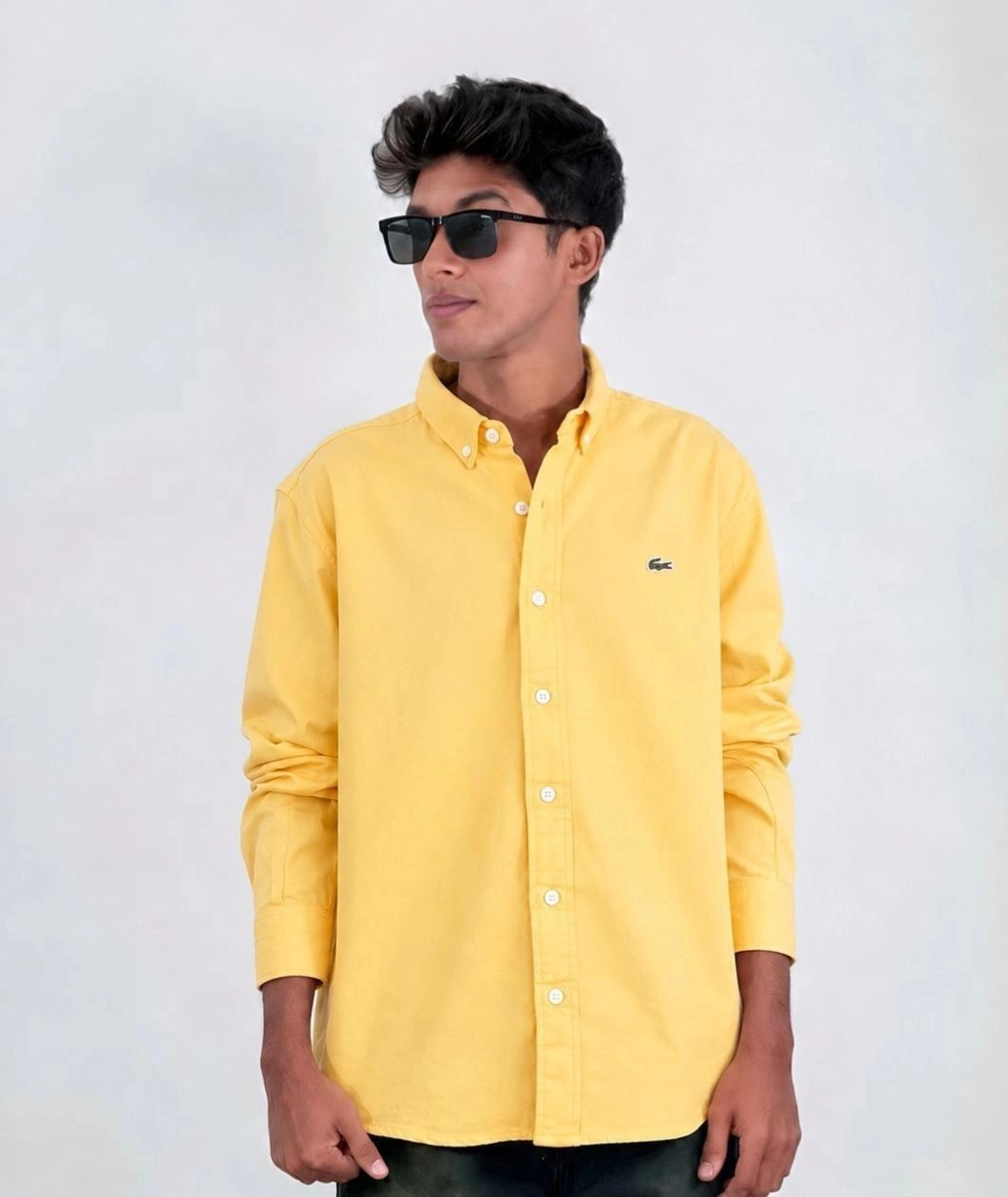 LACOSTE.COTTON OXFORD 1