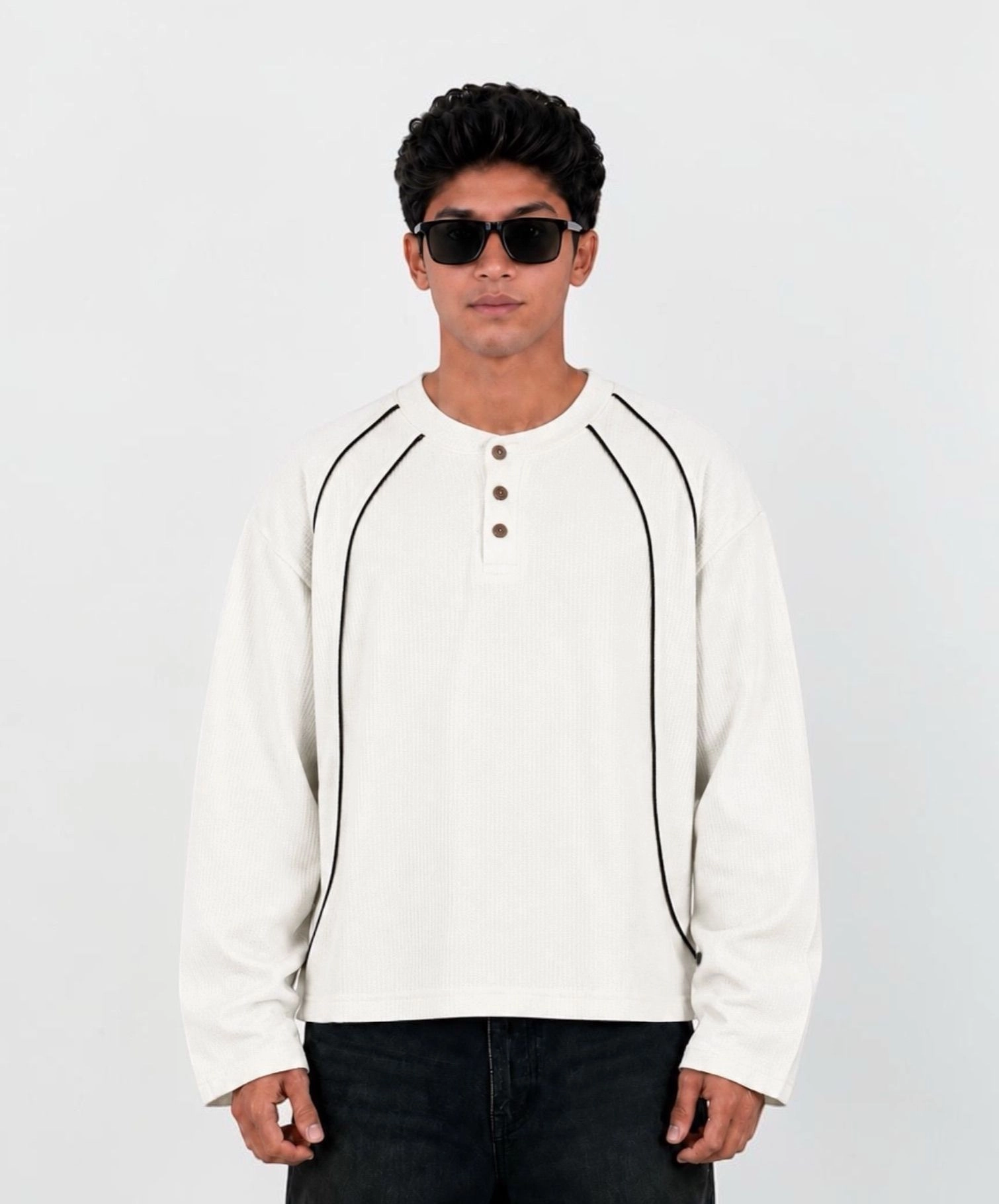 IMP.OFFWHITE HENLEY 1